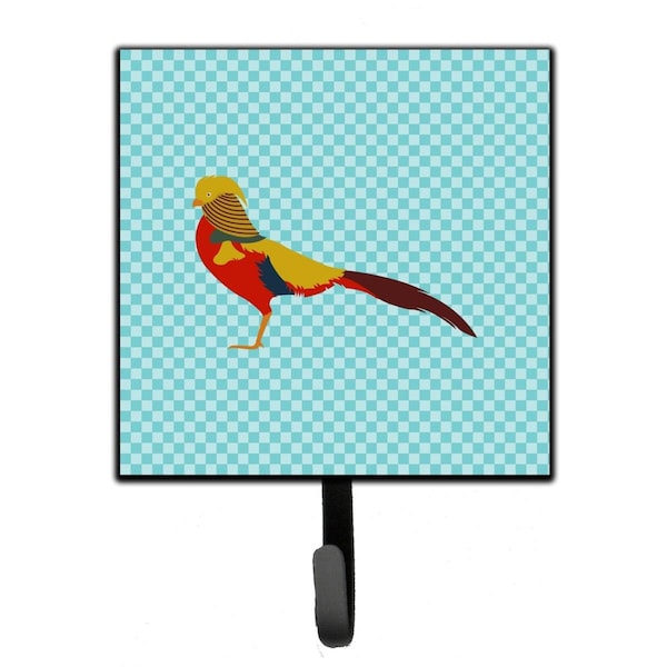 Jensendistributionservices Golden or Chinese Pheasant Blue Check Leash or Key Holder MI1654832 - main